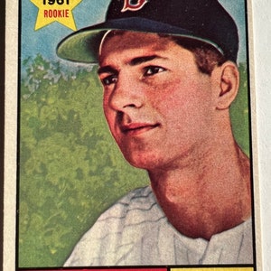 1961 Topps Baseball Carl Yaz Yastrzemski #287, Red Sox
