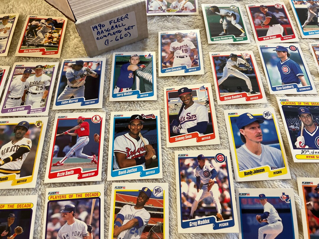 rare 1990 fleer baseball cards (Pack) : Sports & Outdoors Cards were primarily issued in wax packs 1990 FLEER Jose Uribe Rare