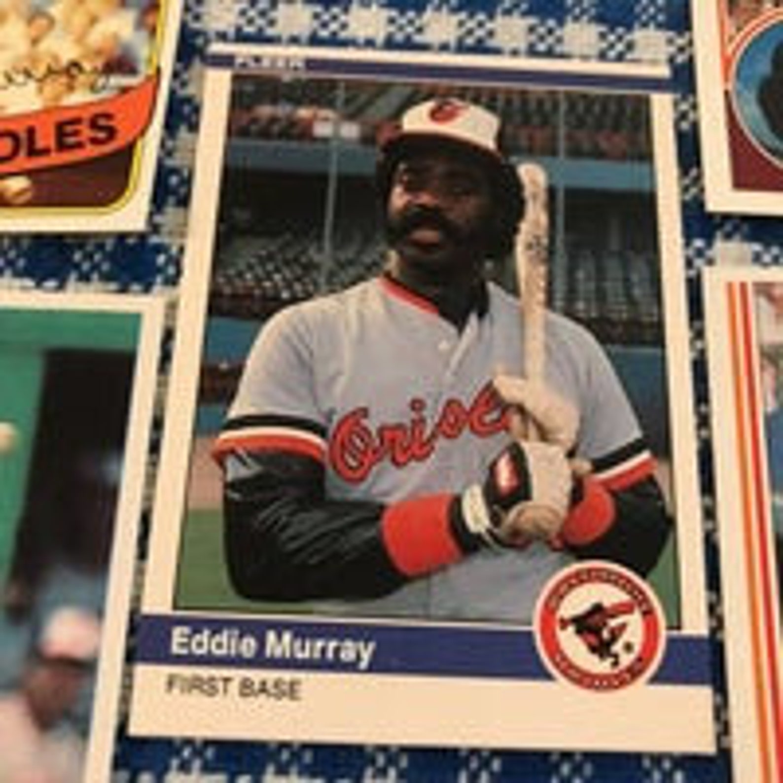 Five Vintage Eddie Murray Baseball Cards Vintage MLB Etsy