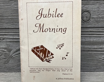 Jubilee Morning Gospel Hymnal 1985  Softcover Songbook Jeffress