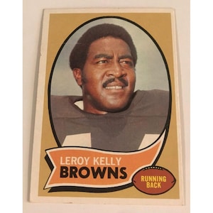 1970 Topps Football Leroy Kelly Cleveland Browns Vintage NFL Card