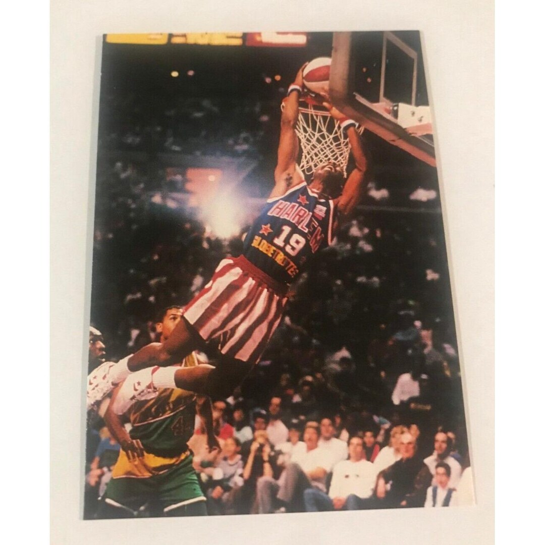 1992 Comic Images Harlem Globetrotters Promo Card, Vintage Basketball ...
