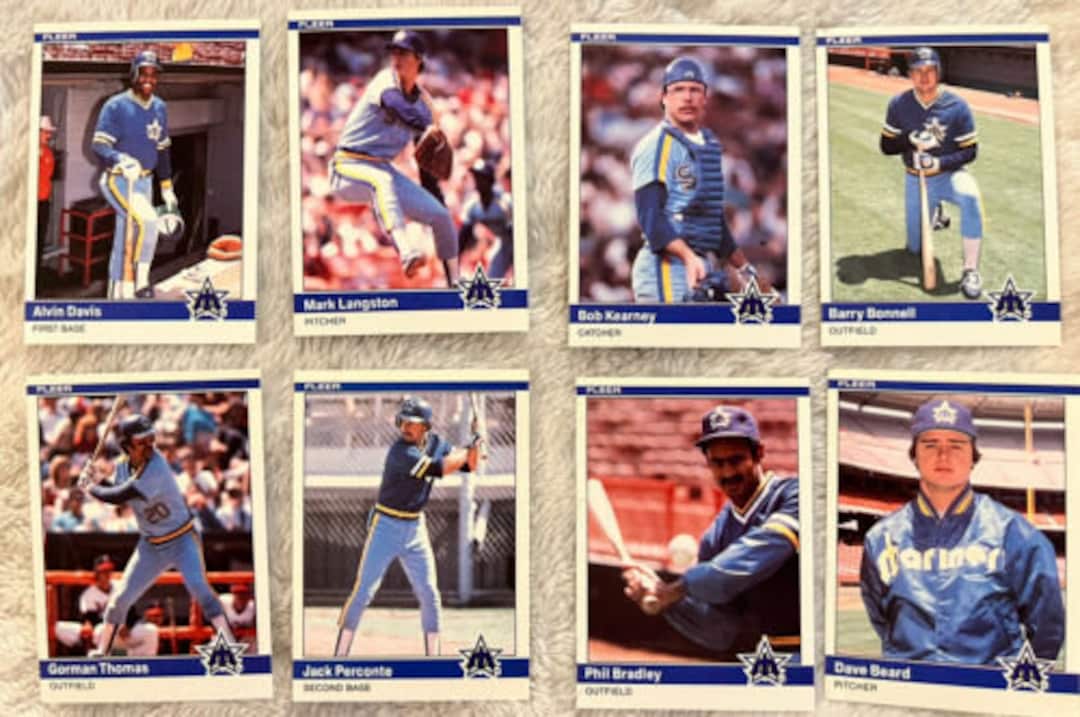 1984 Fleer Update Baseball Seattle Mariners Scarce Vintage 