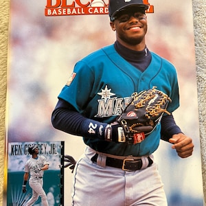 Beckett Baseball Card Monthly, July 1995,  Ken Griffey, Jr. on Front, Ozzie Smith on Back