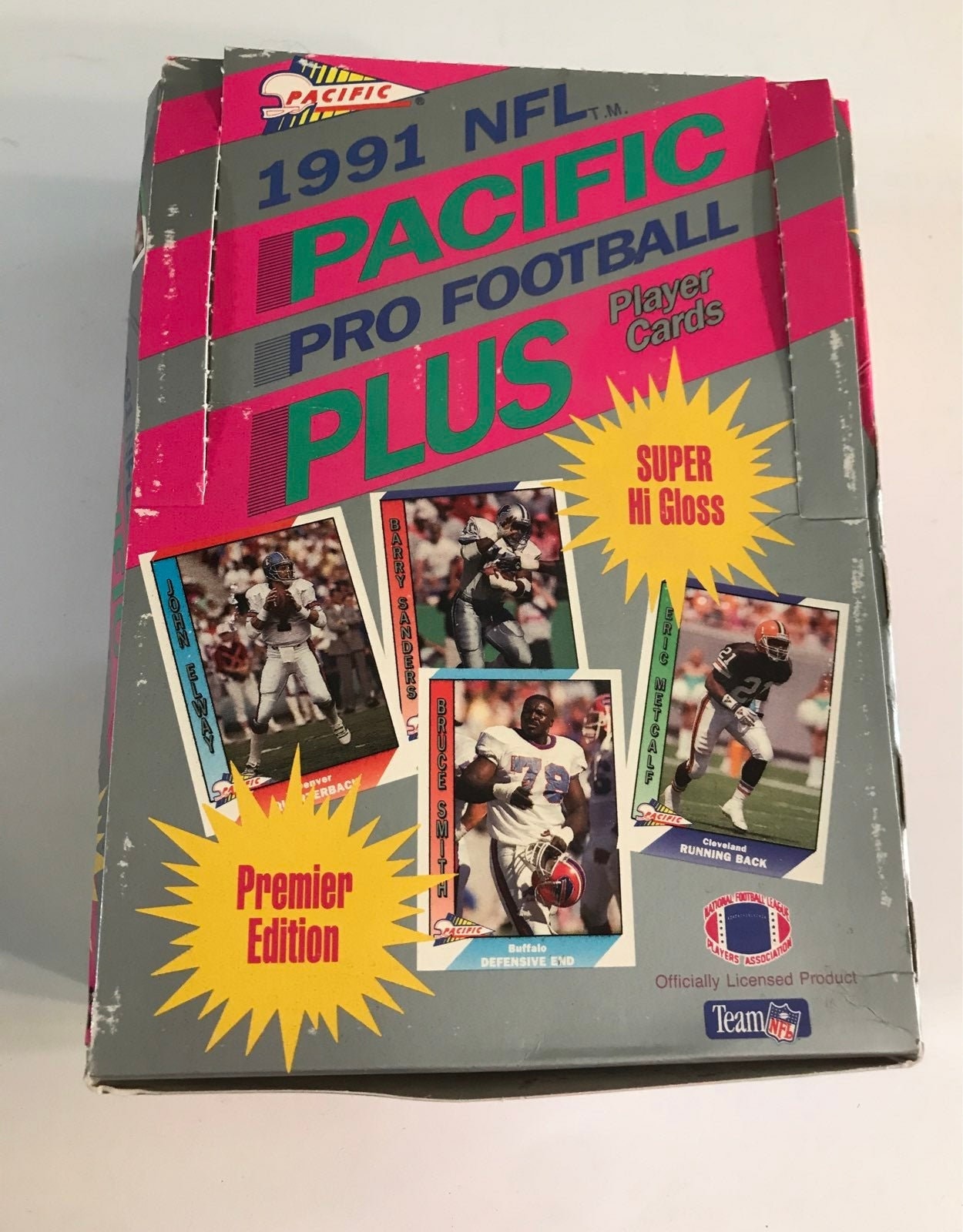 1991 Pacific NFL Football Wax Box Vintage Sports Trading -   Denmark