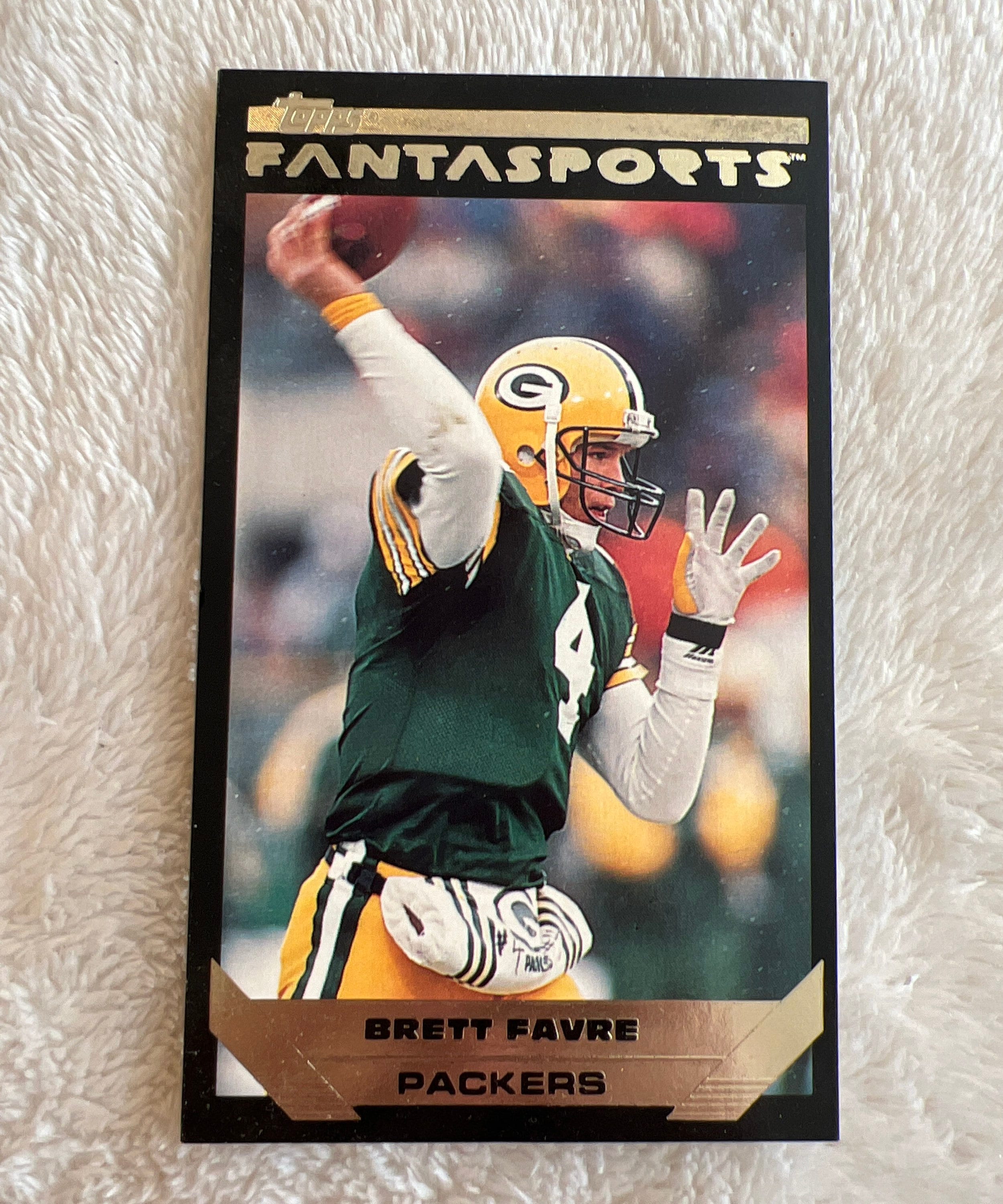 1994 Topps Fantasports Brett Favre Football Cards Favre 