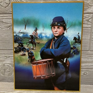 1991 Tuff Stuff Civil War, Dealer Flyer, Jumbo Johnny Clem Card, Military Collectibles, Civil War Cards