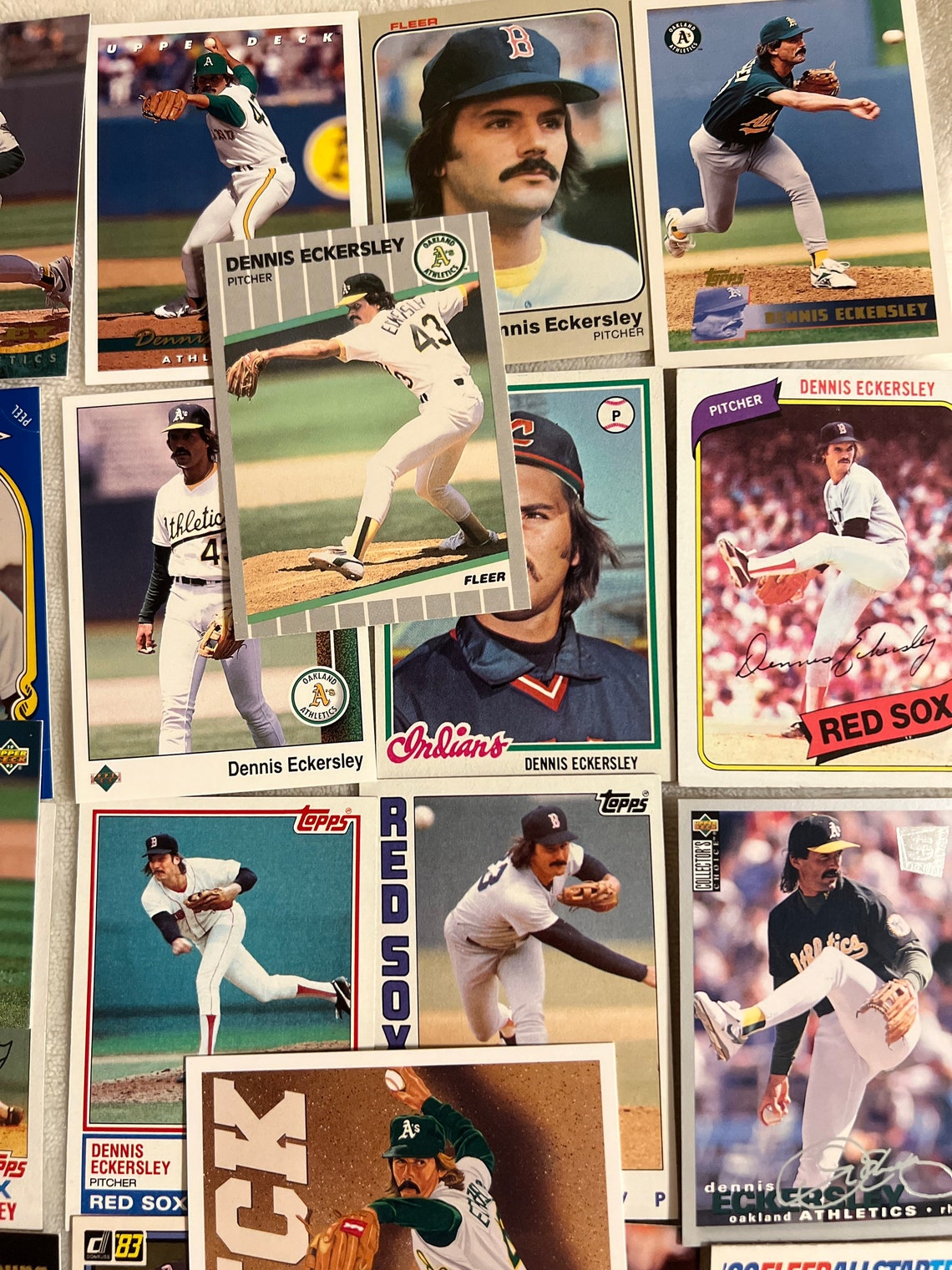 30 Dennis Eckersley Baseball Cards Includes 1978 2nd Card Etsy