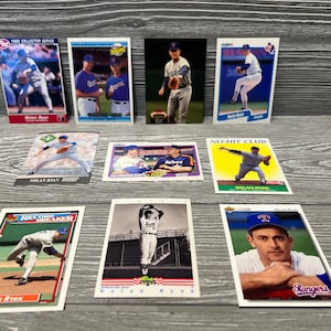 10 Different Nolan Ryan Texas Rangers Cards Vintage MLB Baseball