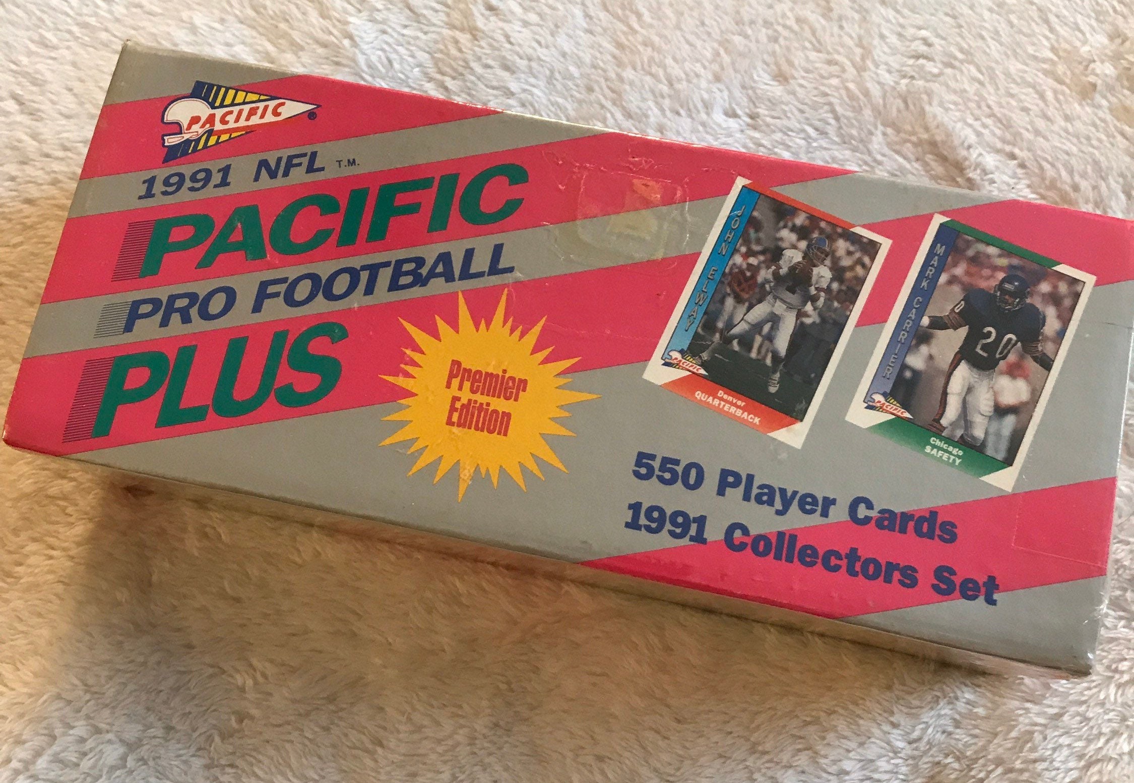 1991 Pacific Football Factory Set Vintage NFL Football Cards 