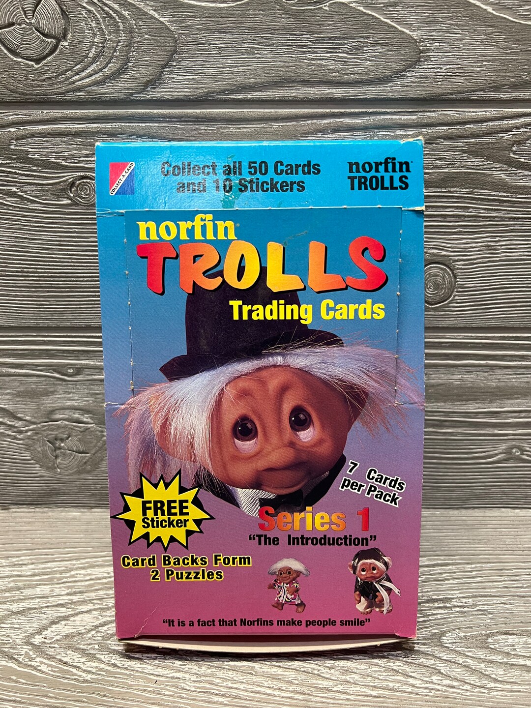 1992 Norfin Trolls Trading Card Wax Box 36 Sealed Packs Etsy