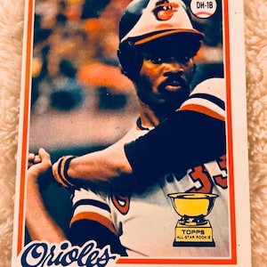 1978 Topps Baseball Eddie Murray RC #36, ORIOLES, Rookie