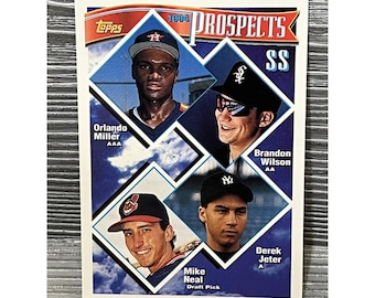1994 Topps Baseball Top Prospects SS Derek Jeter #158 New York Yankees MLB Card