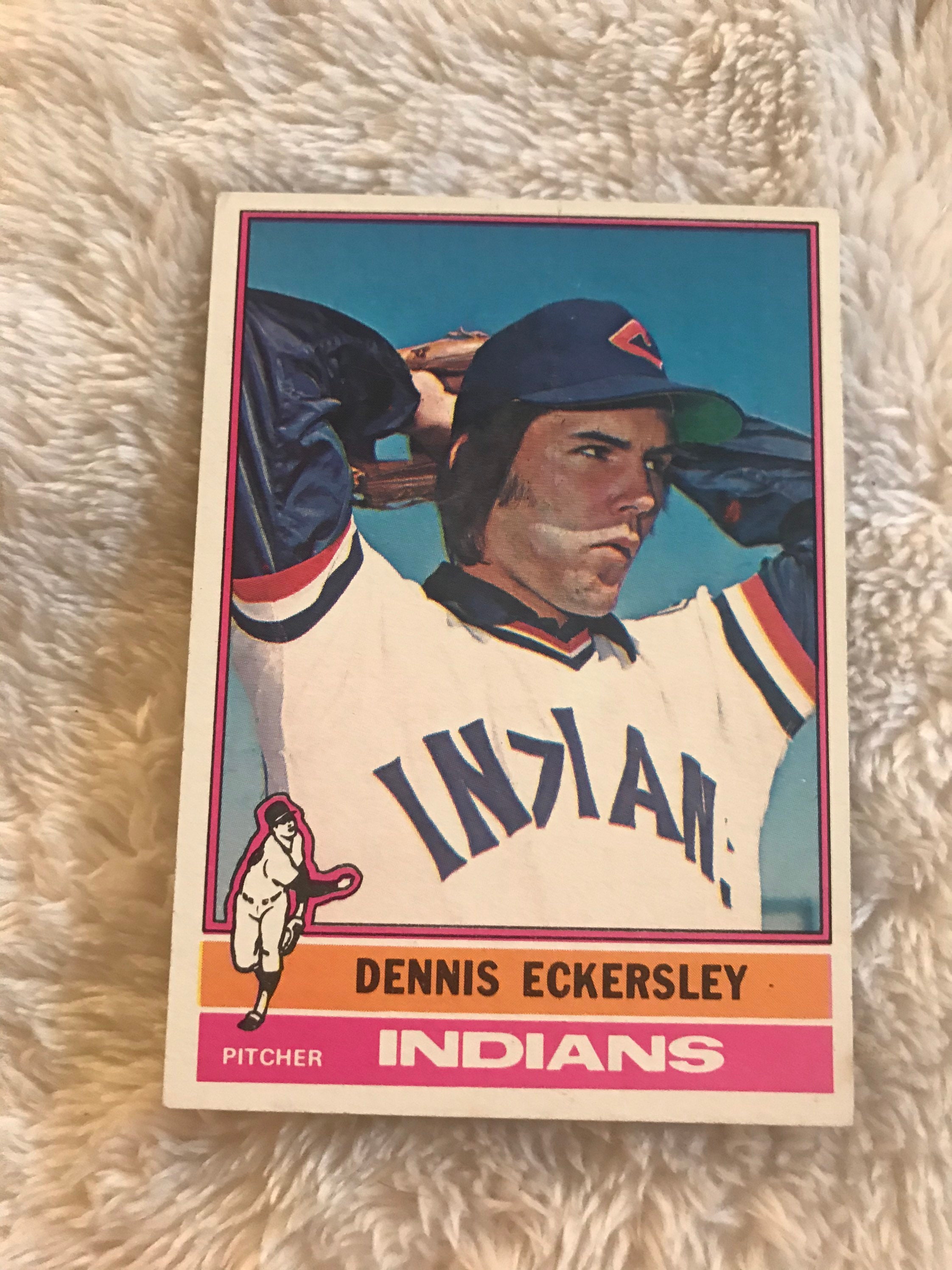 1976 Topps Baseball Dennis Eckersley RC 98. CLEVELAND, Vintage 