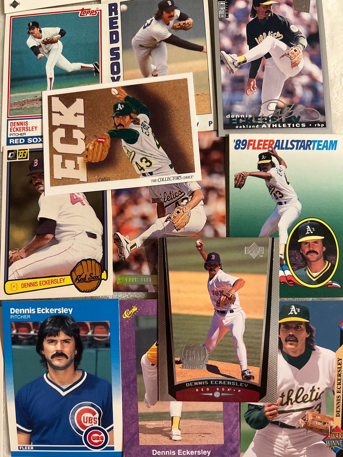 30 Dennis Eckersley Baseball Cards Includes 1978 2nd Card Etsy