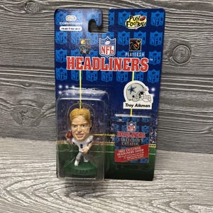 1996 Corinthian NFL Headliners Troy Aikman Dallas Cowboys 3” Action Figure