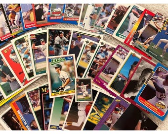 41 Mark McGwire Baseball Cards Vintage MLB Oakland A’s