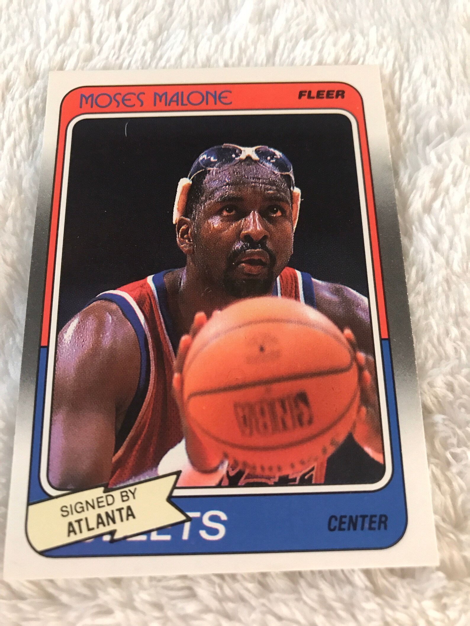 Two Fleer Basketball Moses Malone Cards Vintage NBA Etsy