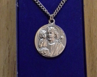 Saint Joseph Medal on chain Italy