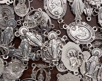 Assorted Rosary Centerpieces for Rosary Making