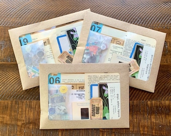 Vintage Ephemera Pack • 40+ Antique Paper Pieces for Junk Journals