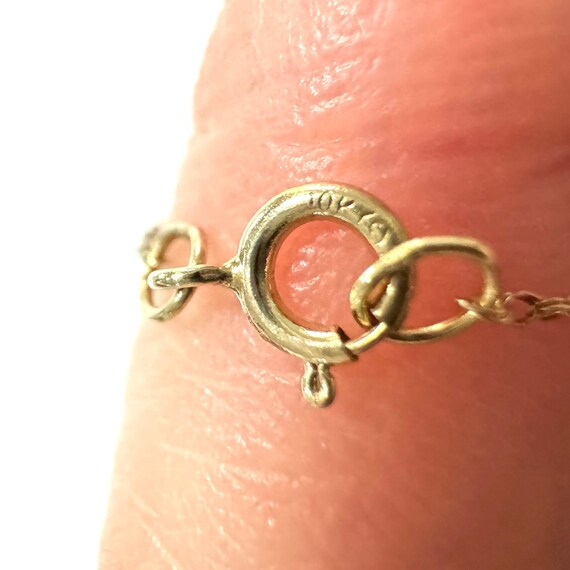 Estate Michael Anthony Solid 10k Yellow Gold Moth… - image 7