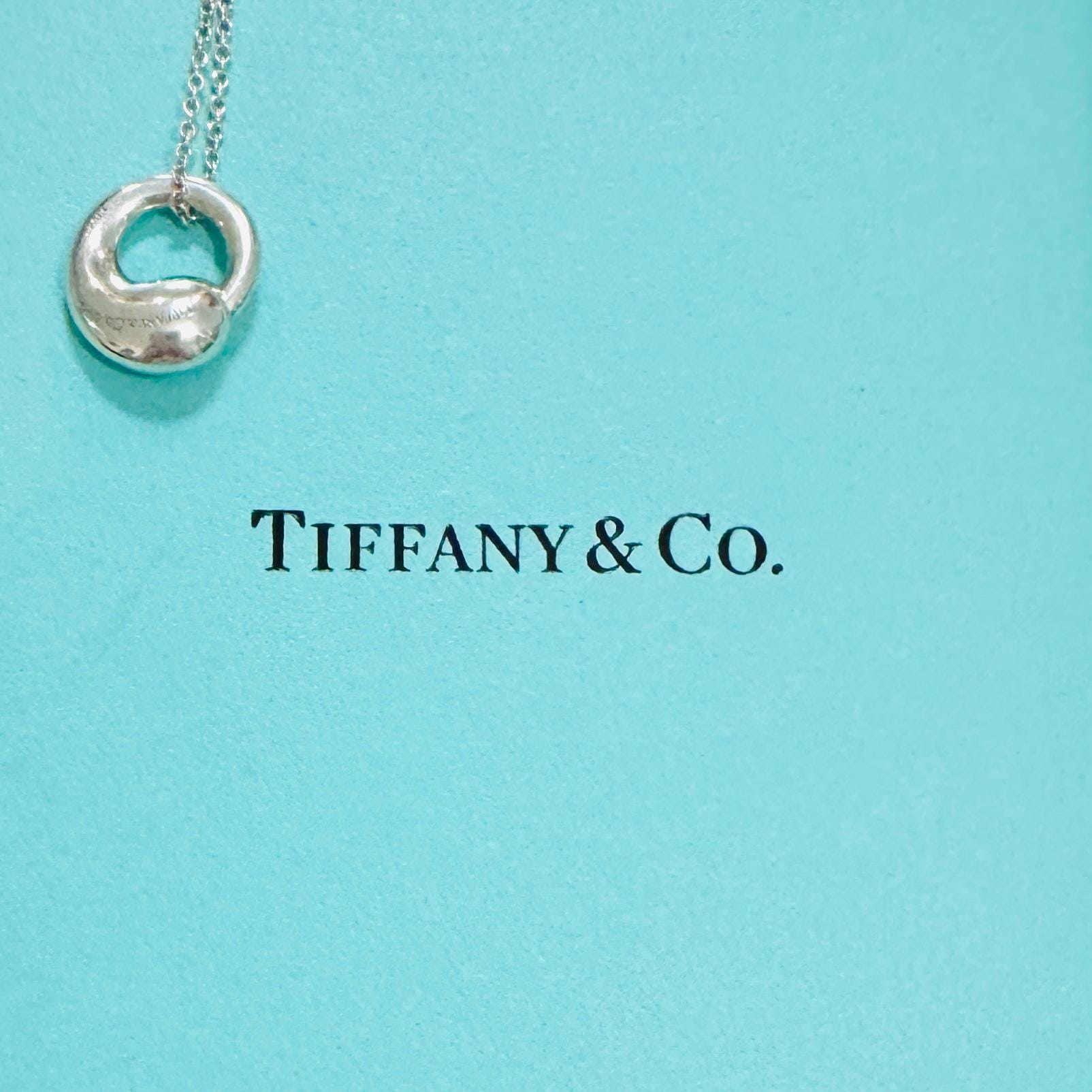 Authenticated Tiffany & Co. Elsa Peretti Eternal Circle Solid 925