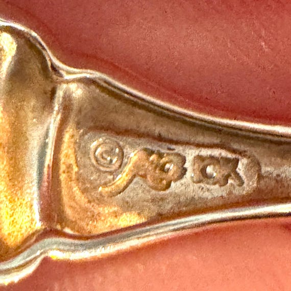 Estate Michael Anthony Solid 10k Two-Tone Yellow … - image 6