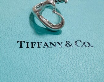 Authenticated Tiffany & Co. Elsa Peretti Open Heart Wrap Ring