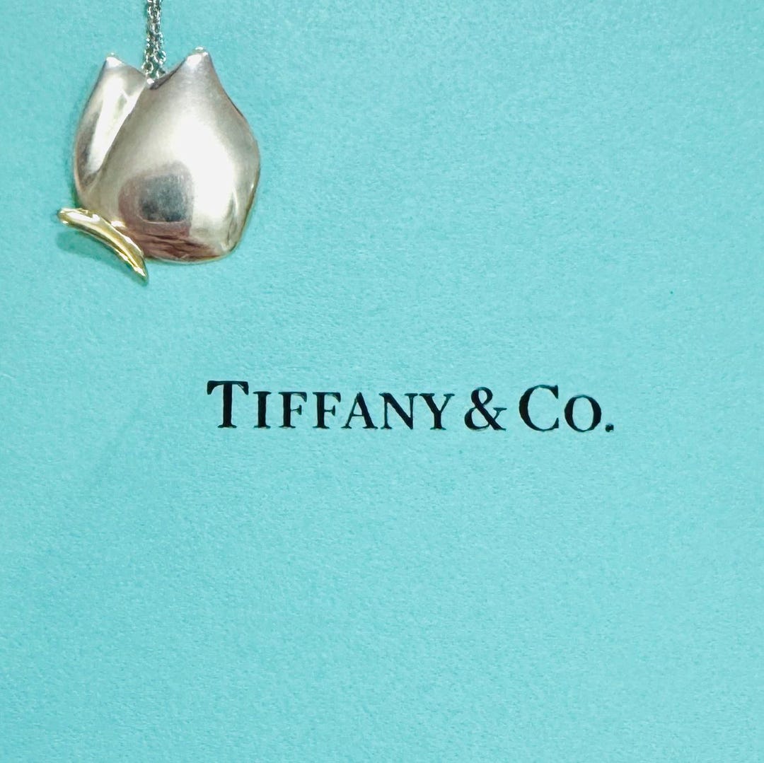 Authenticated Tiffany & Co. Solid 18k Yellow Gold 925 Sterling