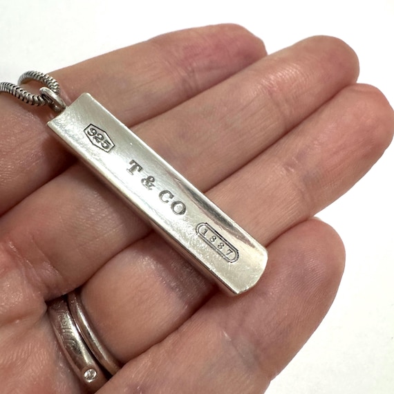 Authenticated Tiffany & Co. 1837 Bar Solid 925 Sterling Silver