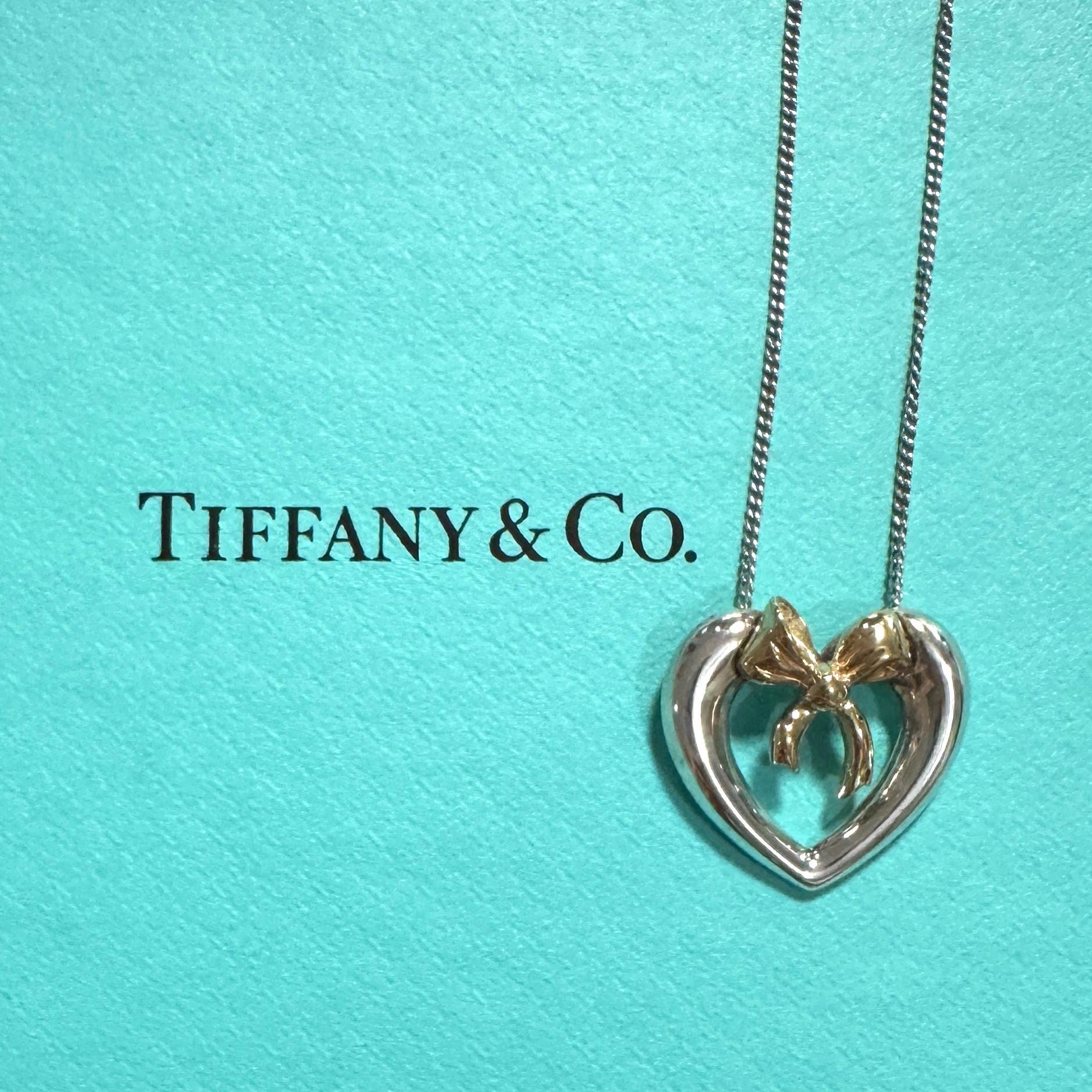 Tiffanys and co bow necklace - Etsy 日本