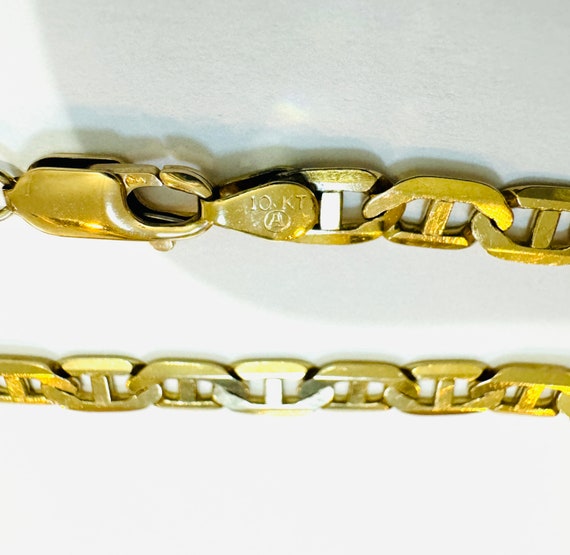 Vintage 1980s Solid 10k Yellow Gold Italian Estat… - image 4