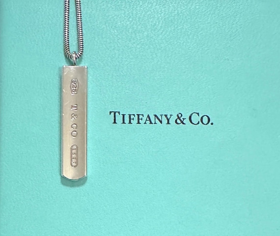 Authenticated Tiffany & Co. 1837 Bar Solid 925 Sterling Silver