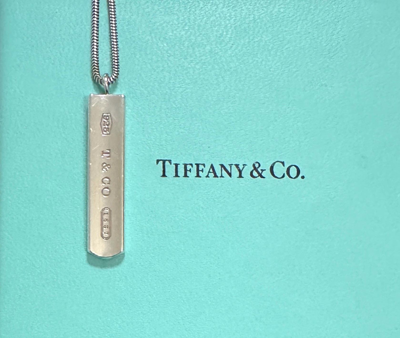 Authenticated Tiffany & Co. 1837 Bar Solid 925 Sterling Silver