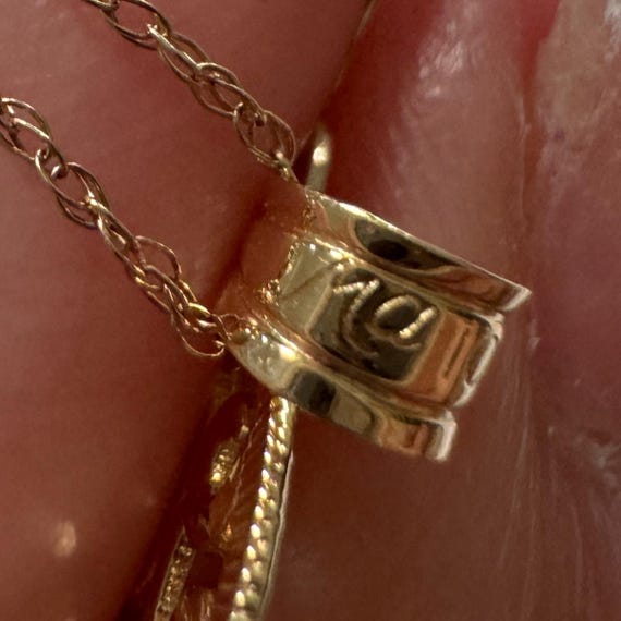 Estate Michael Anthony Solid 10k Yellow Gold Moth… - image 6