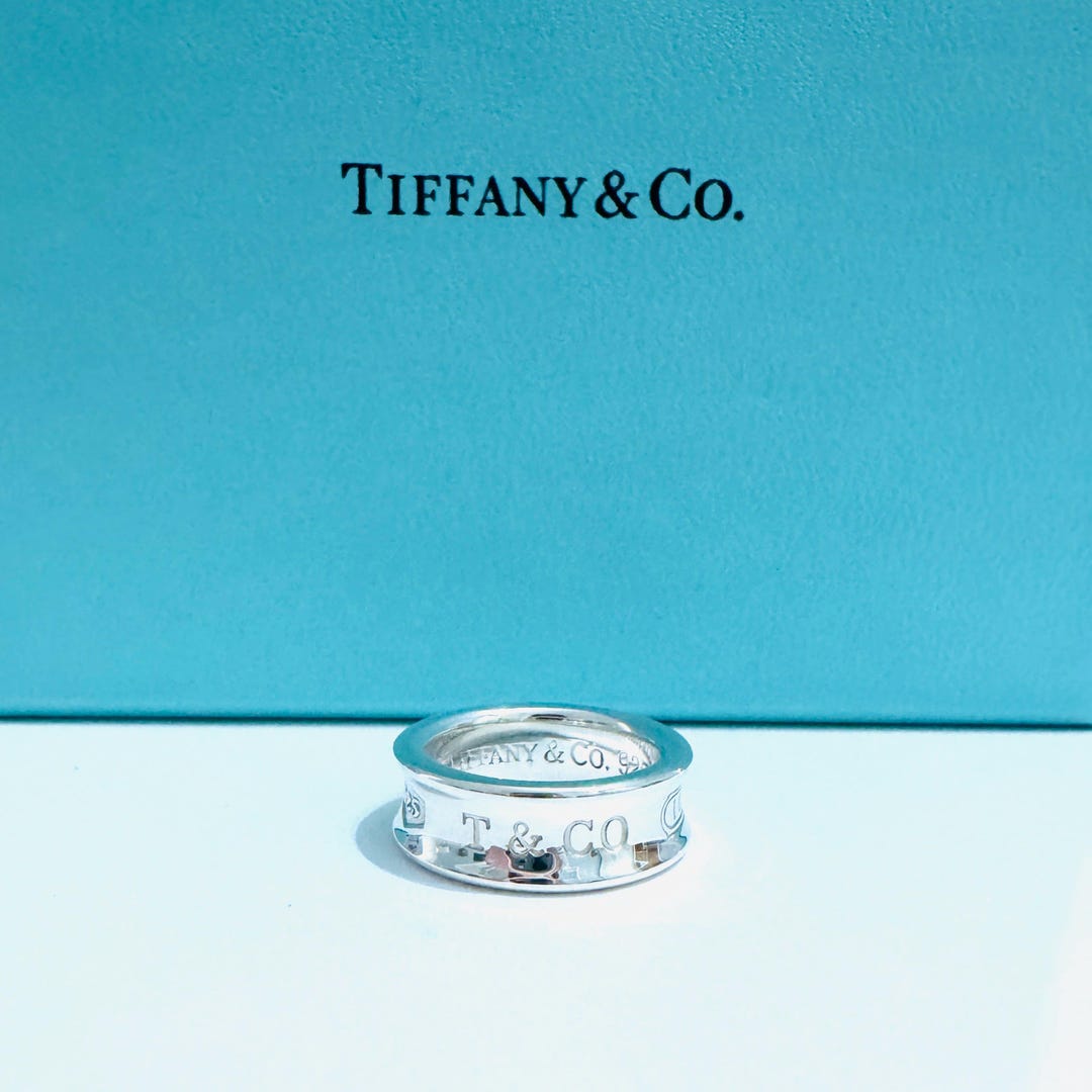 アクセサリー OLD Tiffany & Co. 925 vintage ring 1997 Authenticated Tiffany & Co. 1837 Solid 925 Sterling Silver