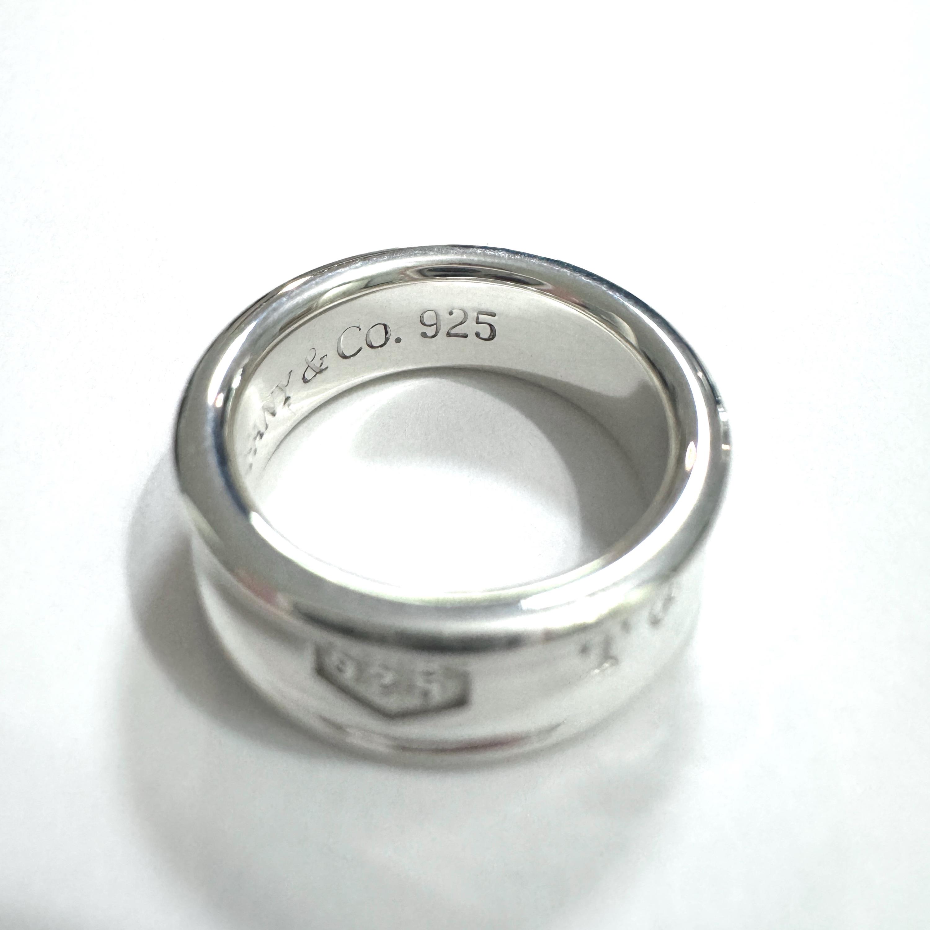 Tiffany & Co. シルバー925 リング 1997年製 1997 Authenticated Tiffany & Co. 1837 Solid 925 Sterling Silver