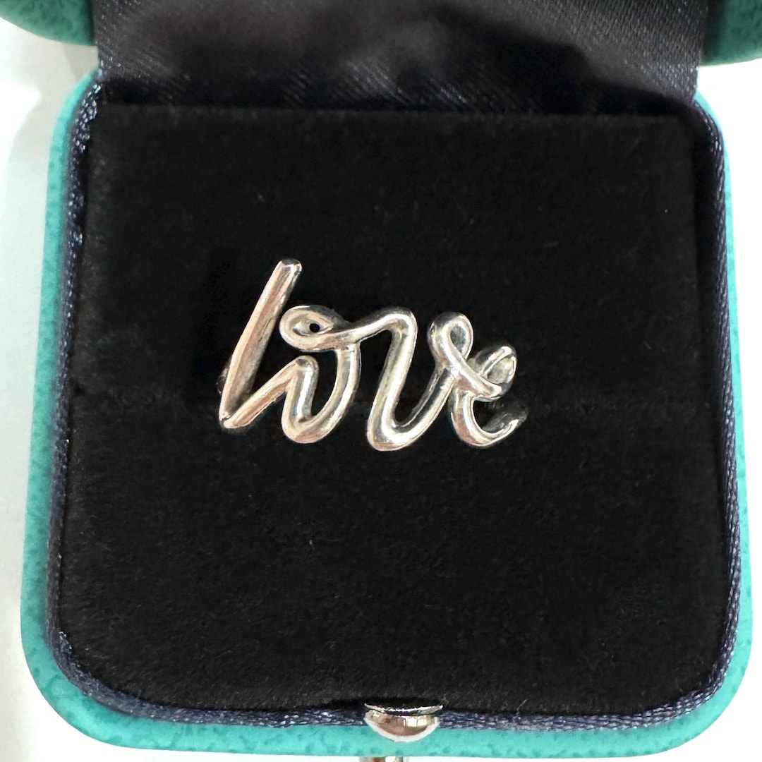 Authenticated Tiffany & Co. Paloma Picasso Graffiti Script Love