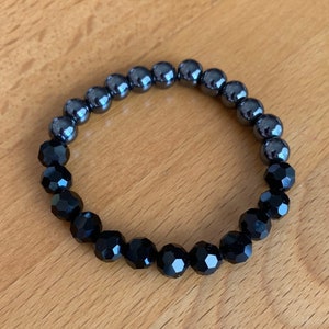 Hematite Bracelet 8mm | Healing Bracelet | Hematite | Gemstone Bracelet | Gemstone Jewelry | Spiritual Bracelet | Crystal Bracelet