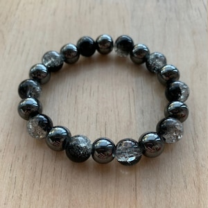 Hematite Bracelet 10mm | Healing Bracelet | Hematite | Gemstone Bracelet | Gemstone Jewelry | Spiritual Bracelet | Crystal Bracelet