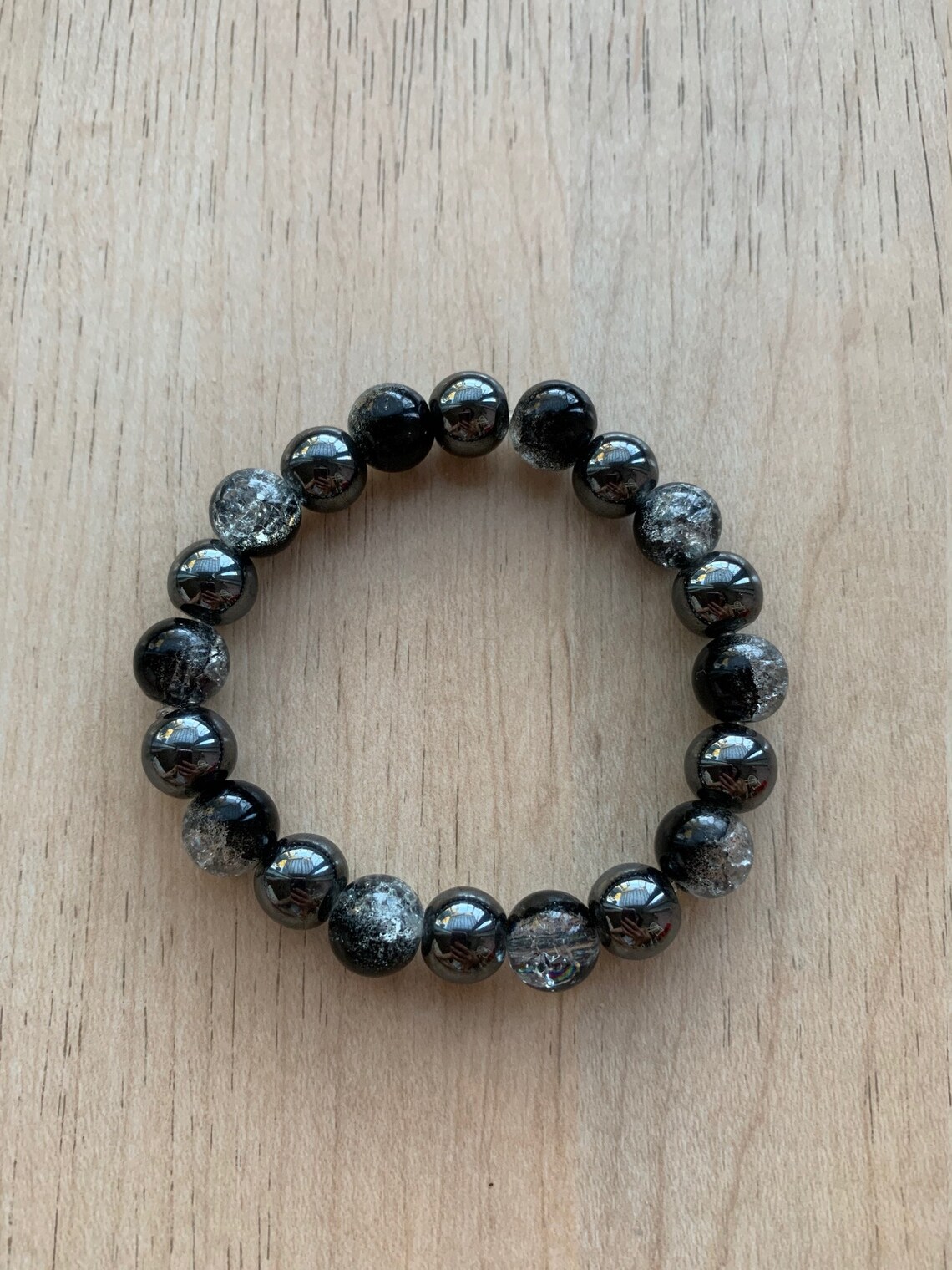 Hematite Bracelet 10mm Healing Bracelet Hematite Etsy