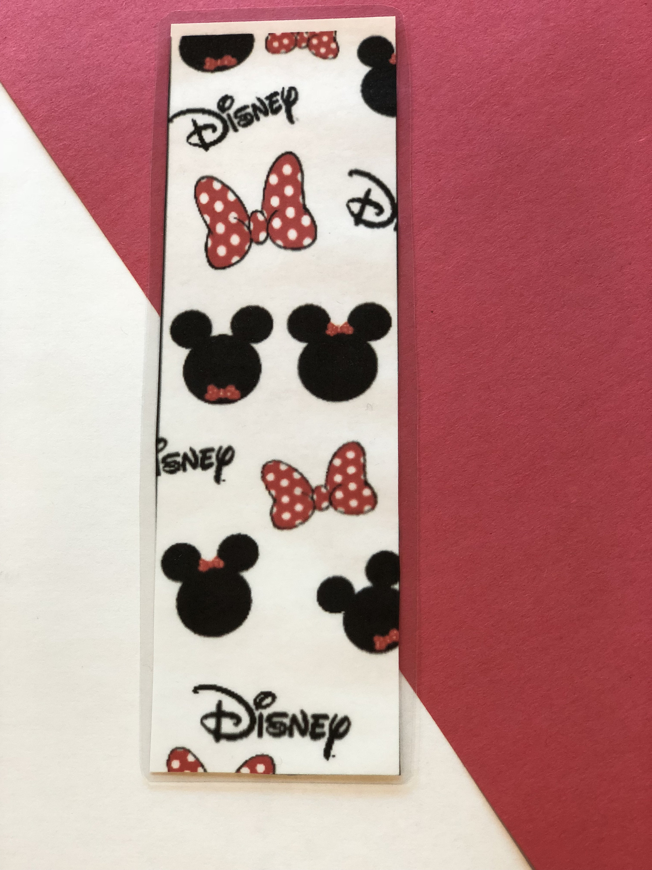 Mickey and Minnie Mouse Bookmark | Etsy