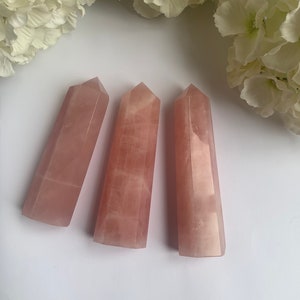 Large Rose Quartz Towers