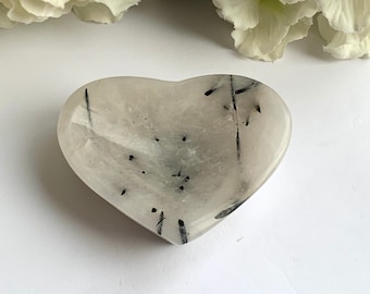 Tourmaline in Quartz Heart Bowl