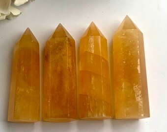Honey Calcite Towers