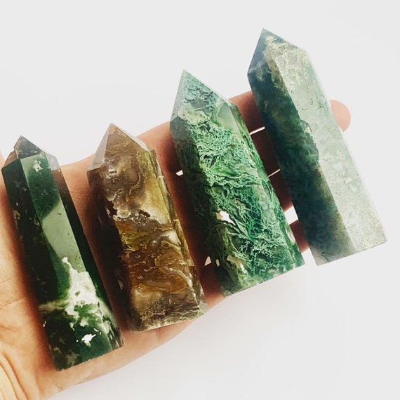 モスアゲートタワーとドゥルージー - Etsy 日本