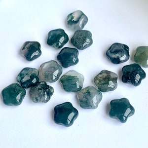 Moss Agate Mini Star