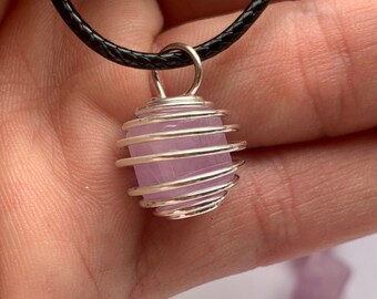 Kunzit halsband