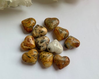 Crazy Lace Agate Hearts
